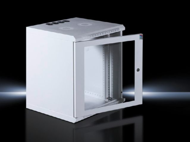 AE 9790.762 wall-mount network enclosure with glazed door